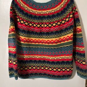 Colorful Patterned Women's Sweater